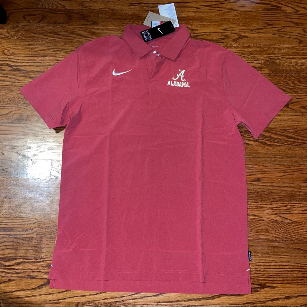 Nike Alabama Crimson Tide On Field Apparel Polo Shirt